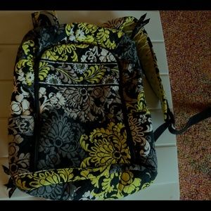 BERA BRADLEY BAROQUE LAPTOP BACKPACK